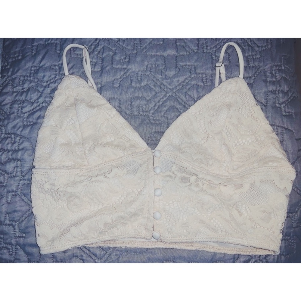 White bralette top never worn before